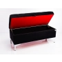 Kufer Pikowany CHESTERFIELD Czarny  / Model Q-1 Rozmiary od 50 cm do 200 cm